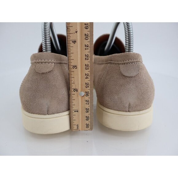 Vince Camuto Mens Kadron Shoes Loafers Size 8.5 Tan Suede Slip On Moc Toe Casual - Picture 6 of 13